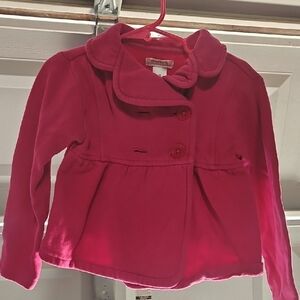 Old Navy Bright Pink Kids Pea Coat